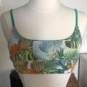 San Lorenzo skinny cross back bikini top small
